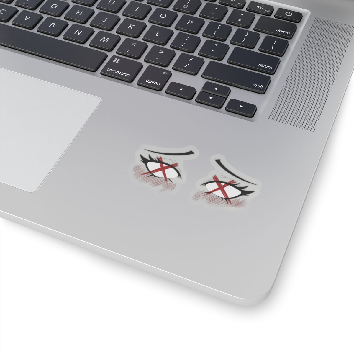 Ahegao X out Eyes with Mouth Sticker – Anime Eyes Art – Cute Otaku Vinyl Decal