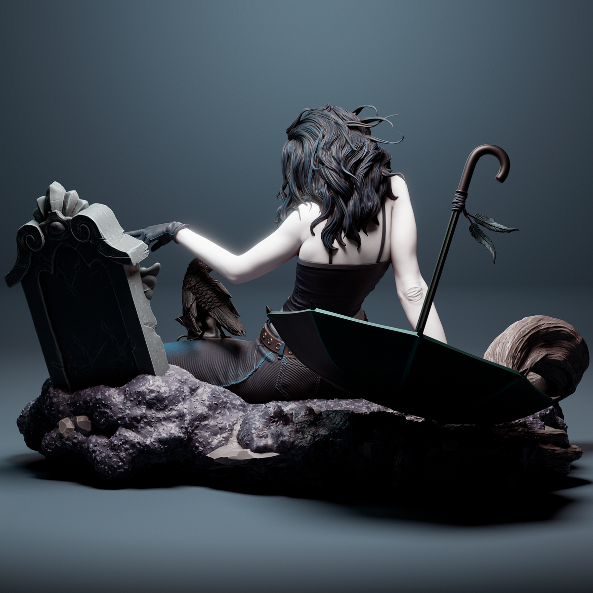 Sandman Death Style DC Vertigo Comic Unpainted Resin Garage Model Kit (1/6-1/12)