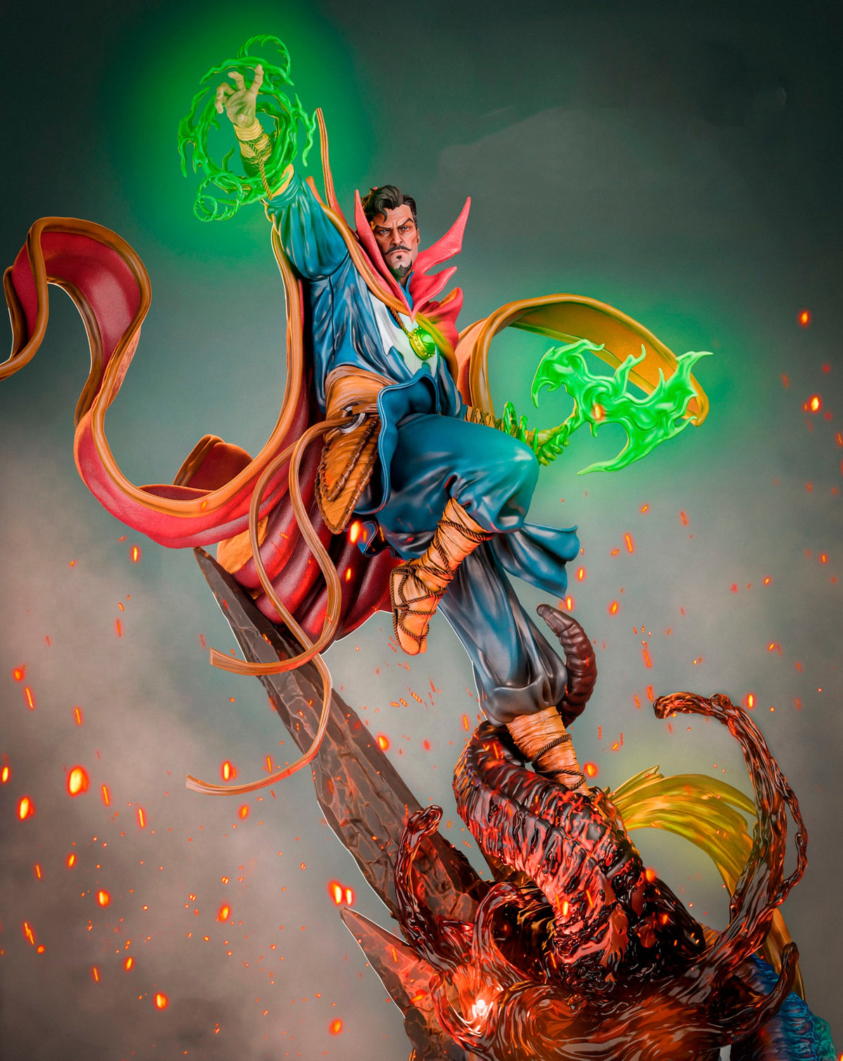 Doctor Strange Style Marvel Avengers Unpainted Resin Garage Model Kit (1/6-1/12)