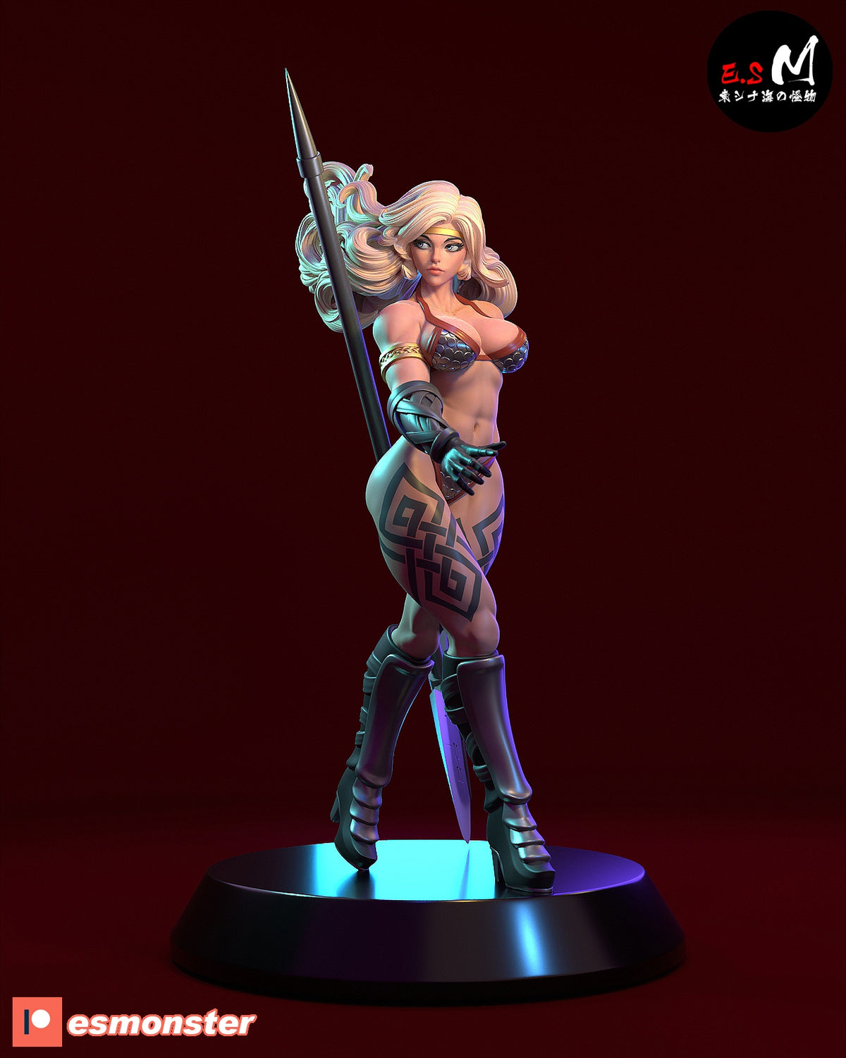 Amazon Style Dragon's Crown Unpainted Resin Garage Model Kit (1/6-1/12)