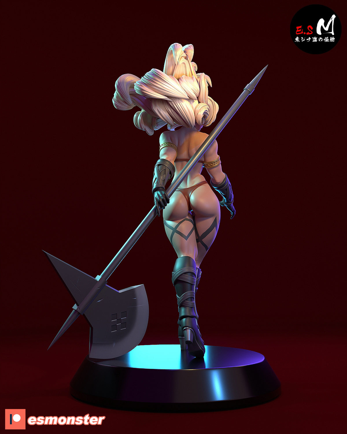 Amazon Style Dragon's Crown Unpainted Resin Garage Model Kit (1/6-1/12)