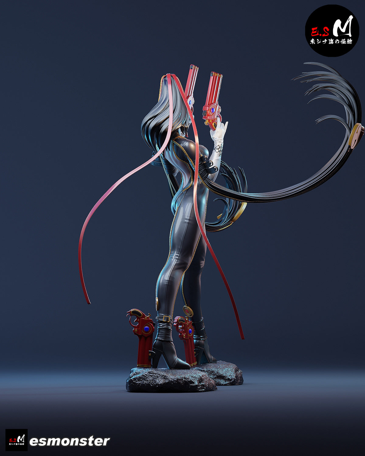 Bayonetta Style Umbral Witch Unpainted Resin Garage Model Kit (1/6-1/12)