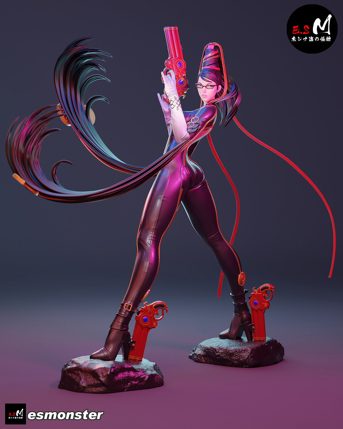Bayonetta Style Umbral Witch Unpainted Resin Garage Model Kit (1/6-1/12)