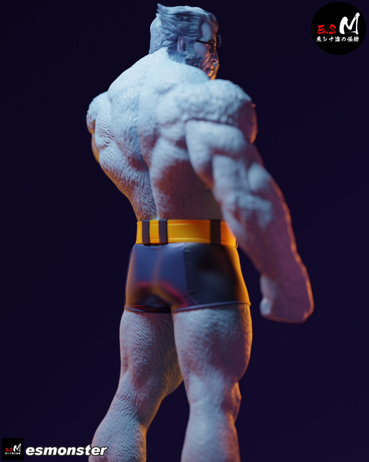Beast Style Marvel Unpainted Resin Garage Model Kit (1/6-1/12)