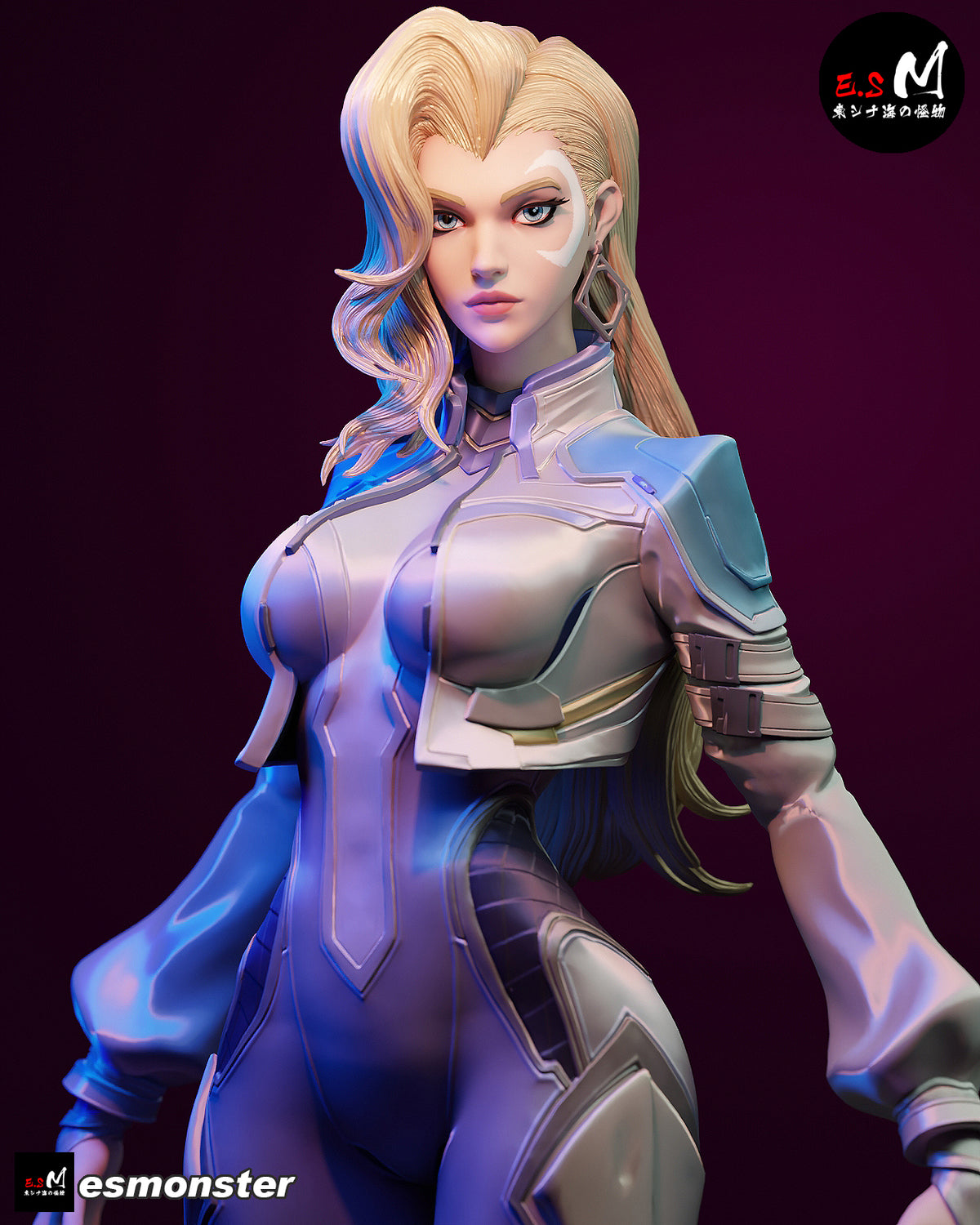 Dagger Style Cloak & Dagger Marvel Unpainted Resin Garage Kit (1/6-1/12)