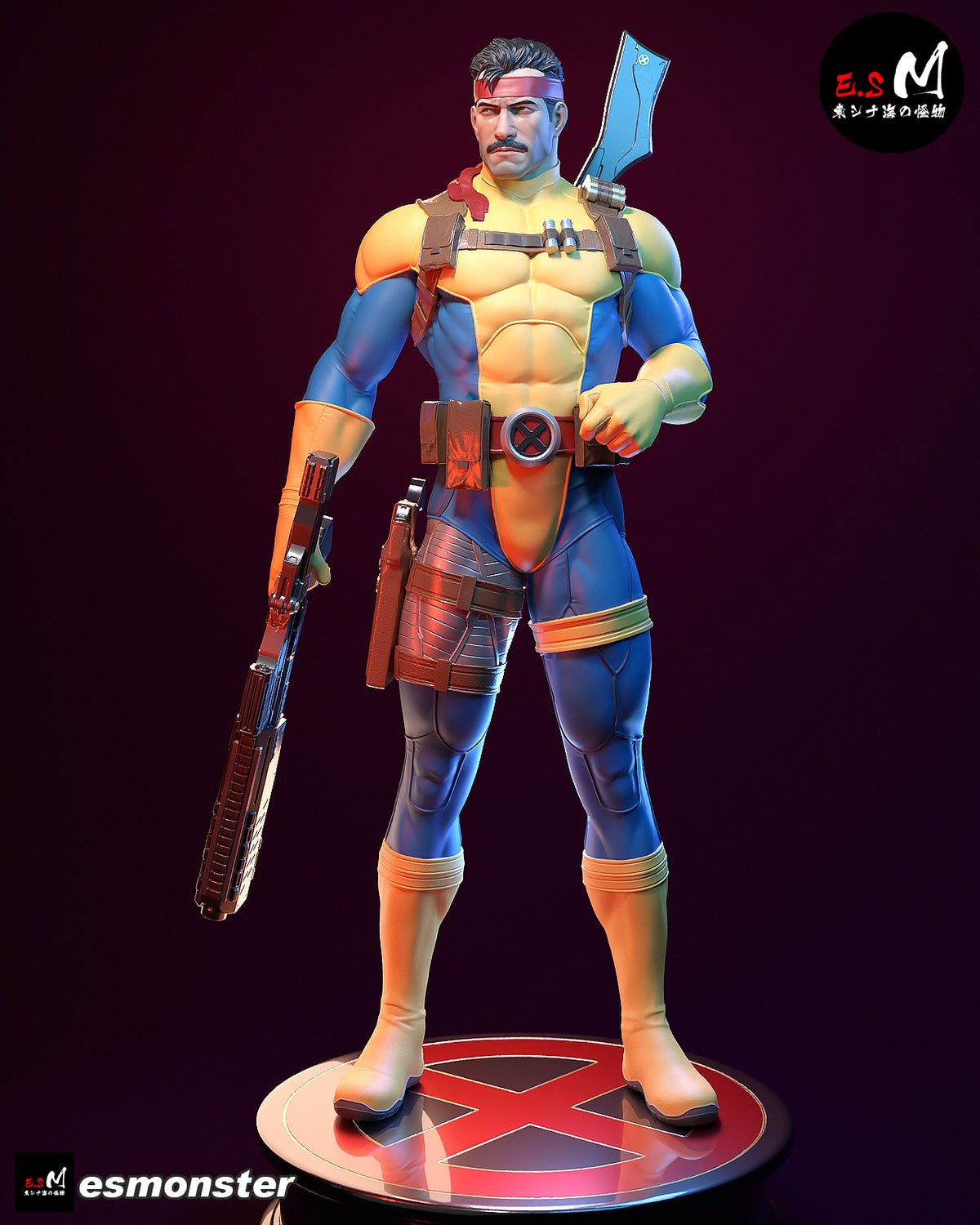 Armed Forge Style X-Men Unpainted Resin Garage Model Kit (1/6-1/12)