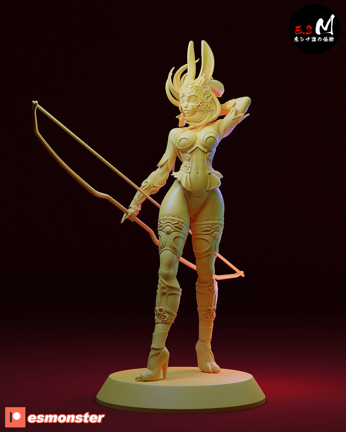 Fran Style Final Fantasy JRPG Unpainted Resin Garage Model Kit (1/6-1/12)