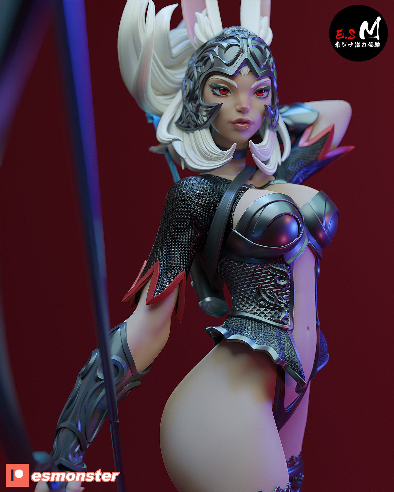 Fran Style Final Fantasy JRPG Unpainted Resin Garage Model Kit (1/6-1/12)