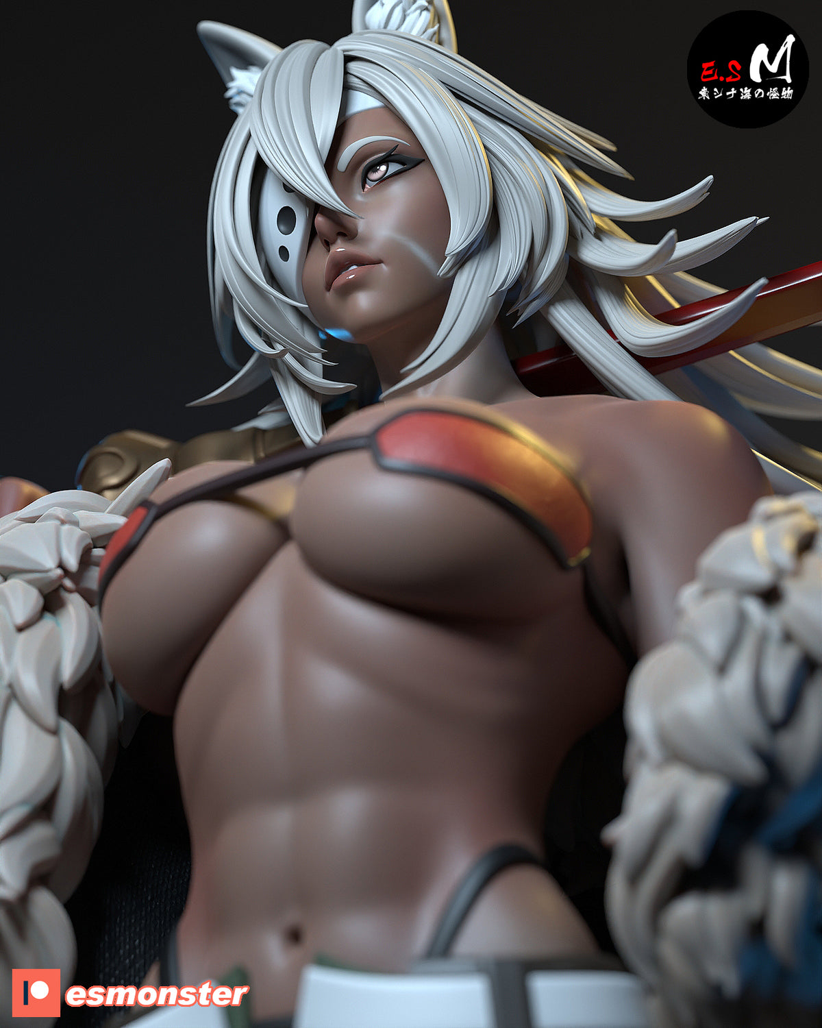 Ghislaine Dedoldia Style Mushoku Tensei Unpainted Resin Garage Kit (1/6-1/12)