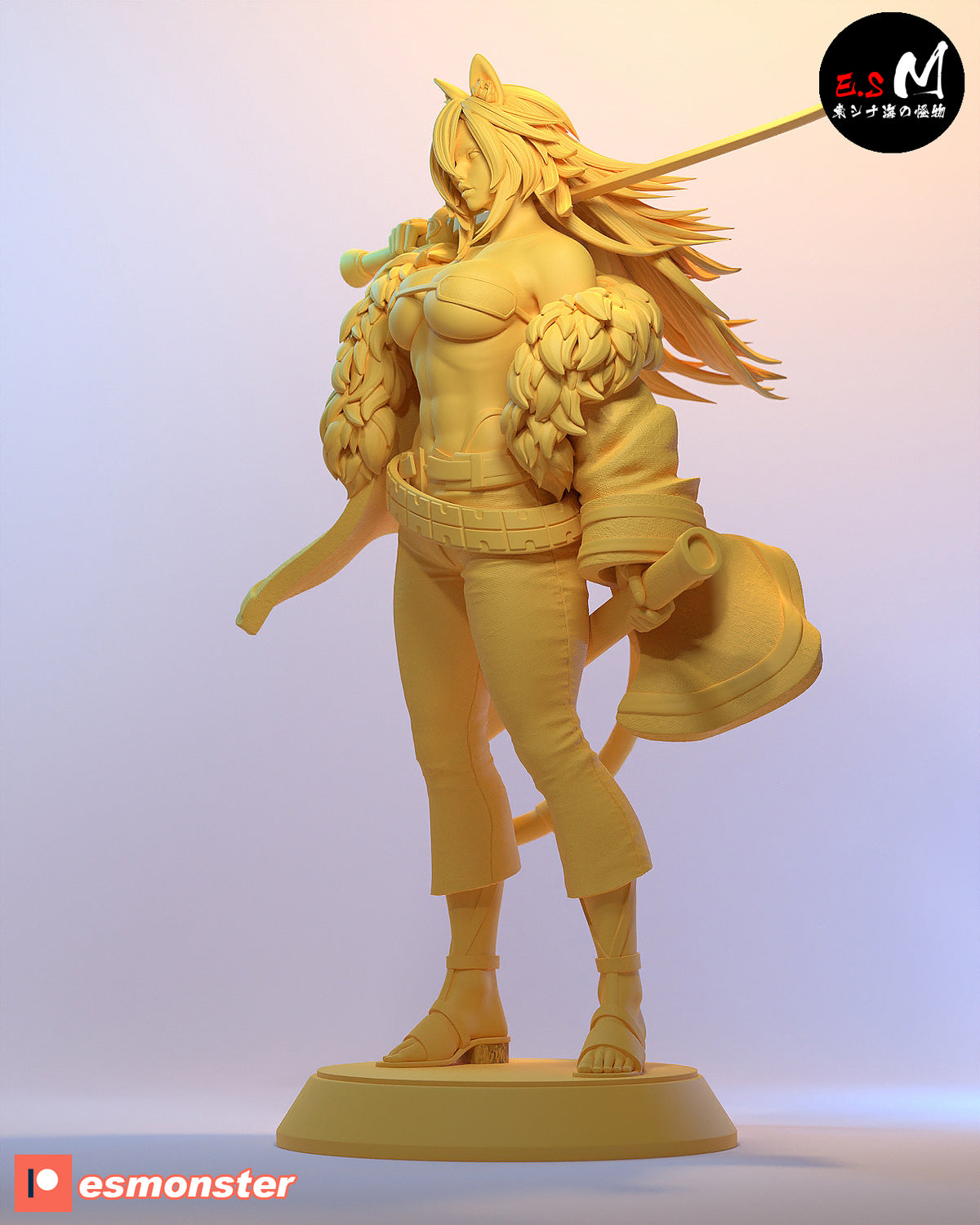 Ghislaine Dedoldia Style Mushoku Tensei Unpainted Resin Garage Kit (1/6-1/12)