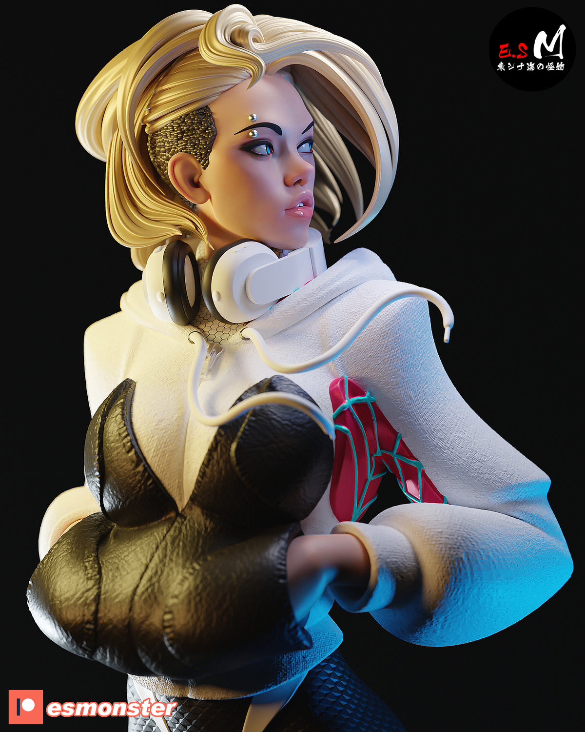Spider-Gwen White Suit Style Marvel Resin Garage Model Kit (1/6-1/12)