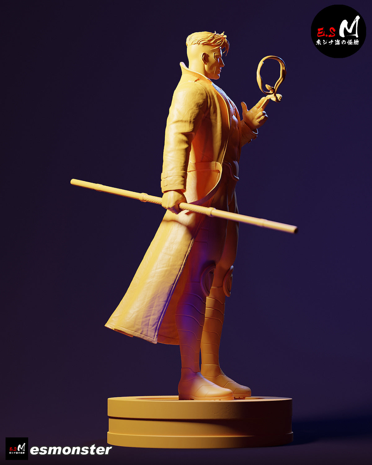 Powered Card Gambit Style X-Men Unpainted Resin Garage Kit (1/6-1/12)