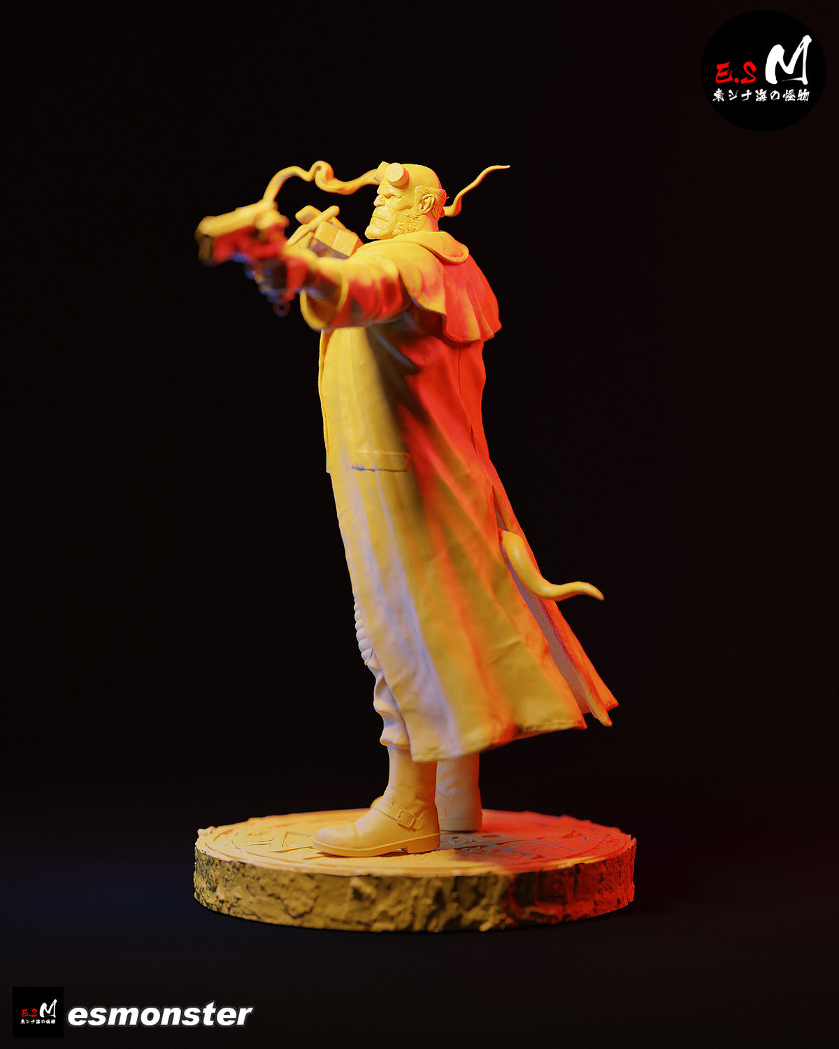 Hellboy Gun Style Dark Horse Unpainted Resin Garage Model Kit (1/6-1/12)