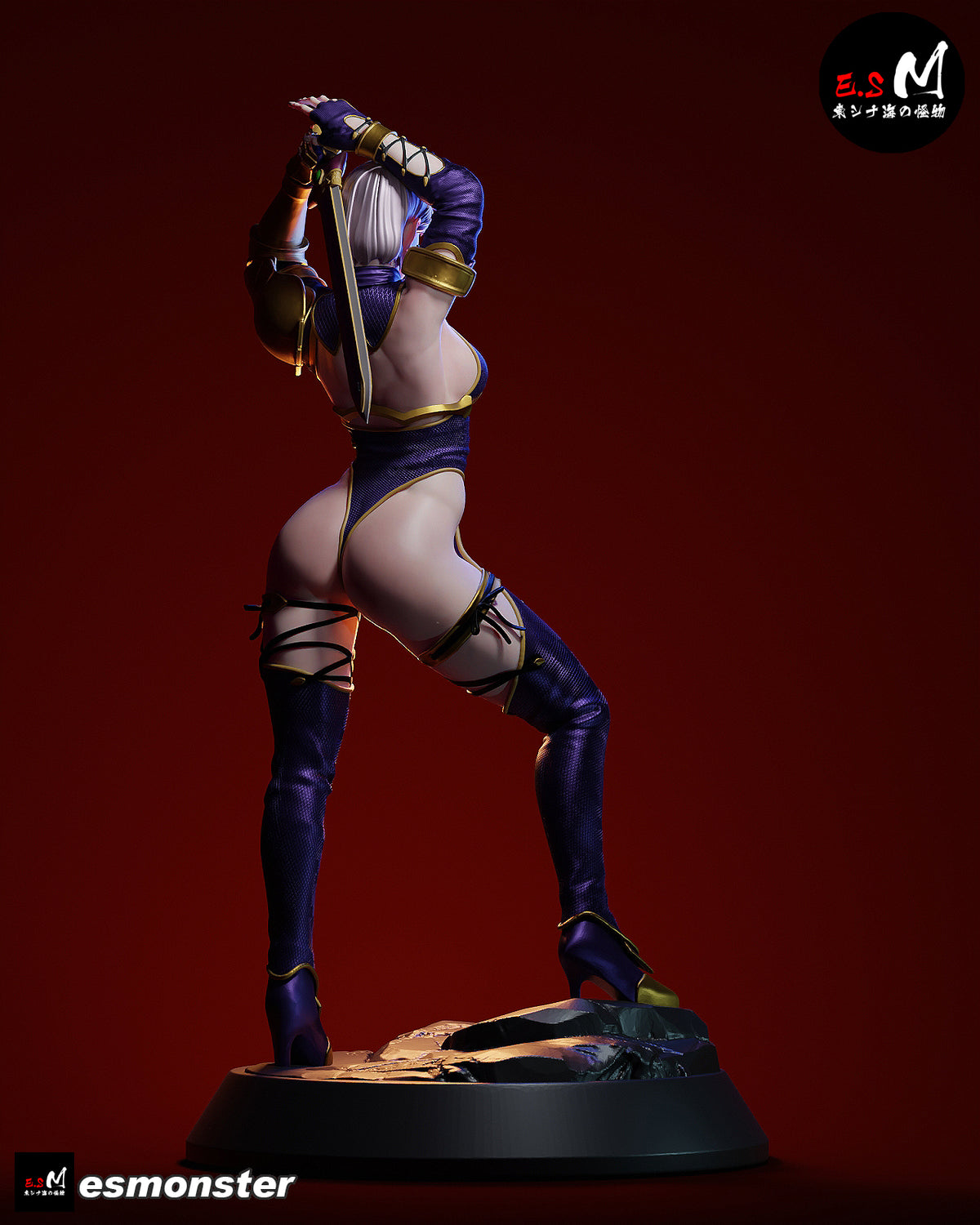 Whip Blade Ivy Valentine Style Soulcalibur Unpainted Resin Kit (1/6-1/12)