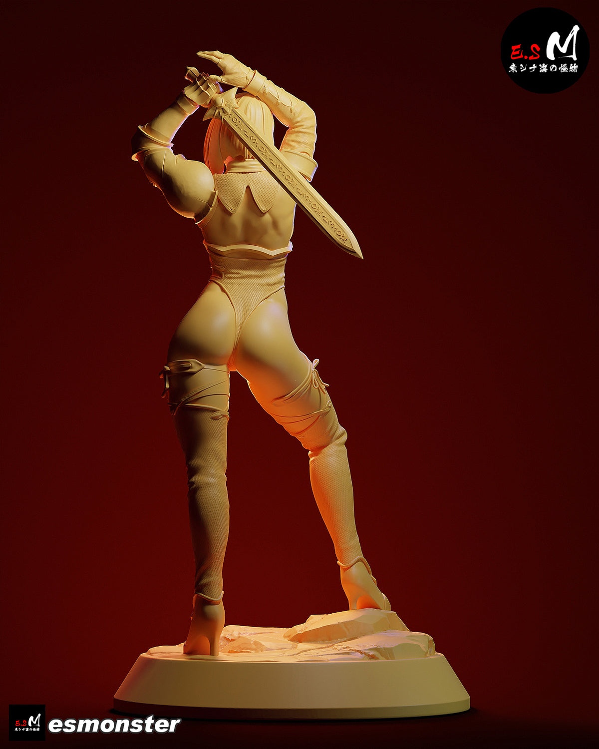 Whip Blade Ivy Valentine Style Soulcalibur Unpainted Resin Kit (1/6-1/12)