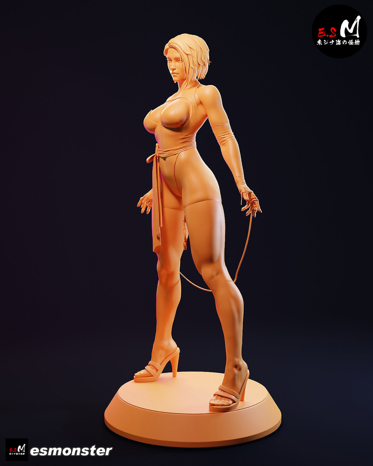 Cyberpunk Line Girl Sci-Fi Unpainted Resin Garage Model Kit (1/6-1/12)