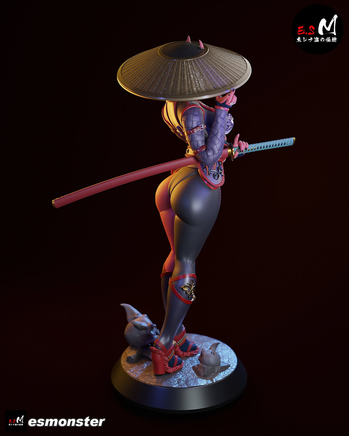 Oni Warrior Eastern Mythology Unpainted Resin Garage Model Kit (1/6-1/12)