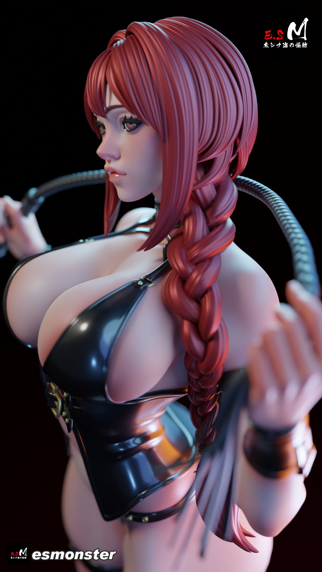 BDSM Makima Style Chainsaw Man Unpainted Resin Garage Kit (1/6-1/12)