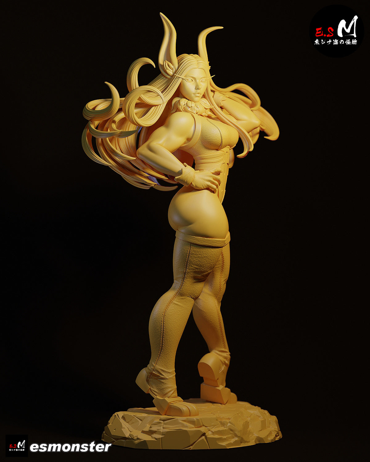 Mirko Style My Hero Academia Anime Unpainted Resin Garage Kit (1/6-1/12)