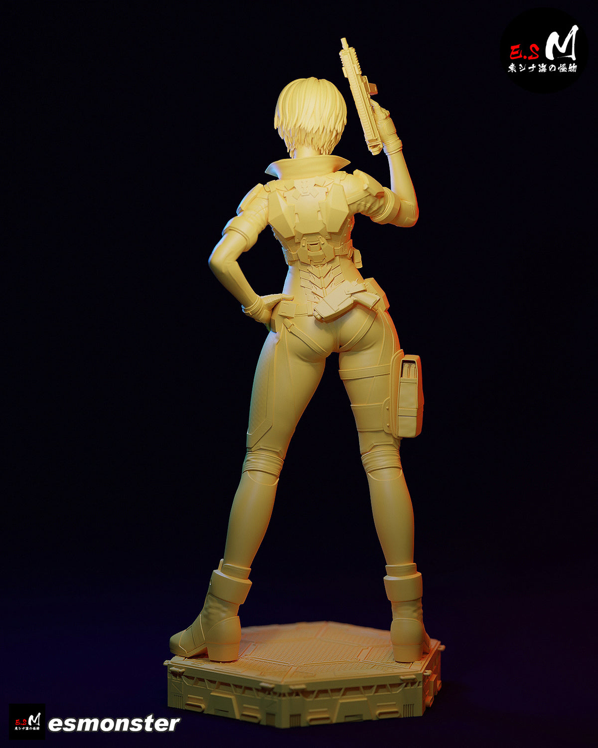 Combat Motoko Style Ghost in the Shell Resin Garage Kit (1/6-1/12)