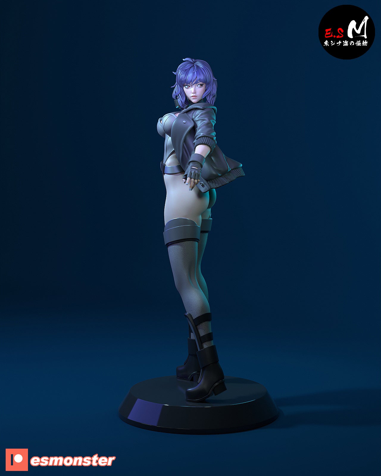 Motoko Style Ghost in the Shell Combat Resin Garage Kit (1/6-1/12)