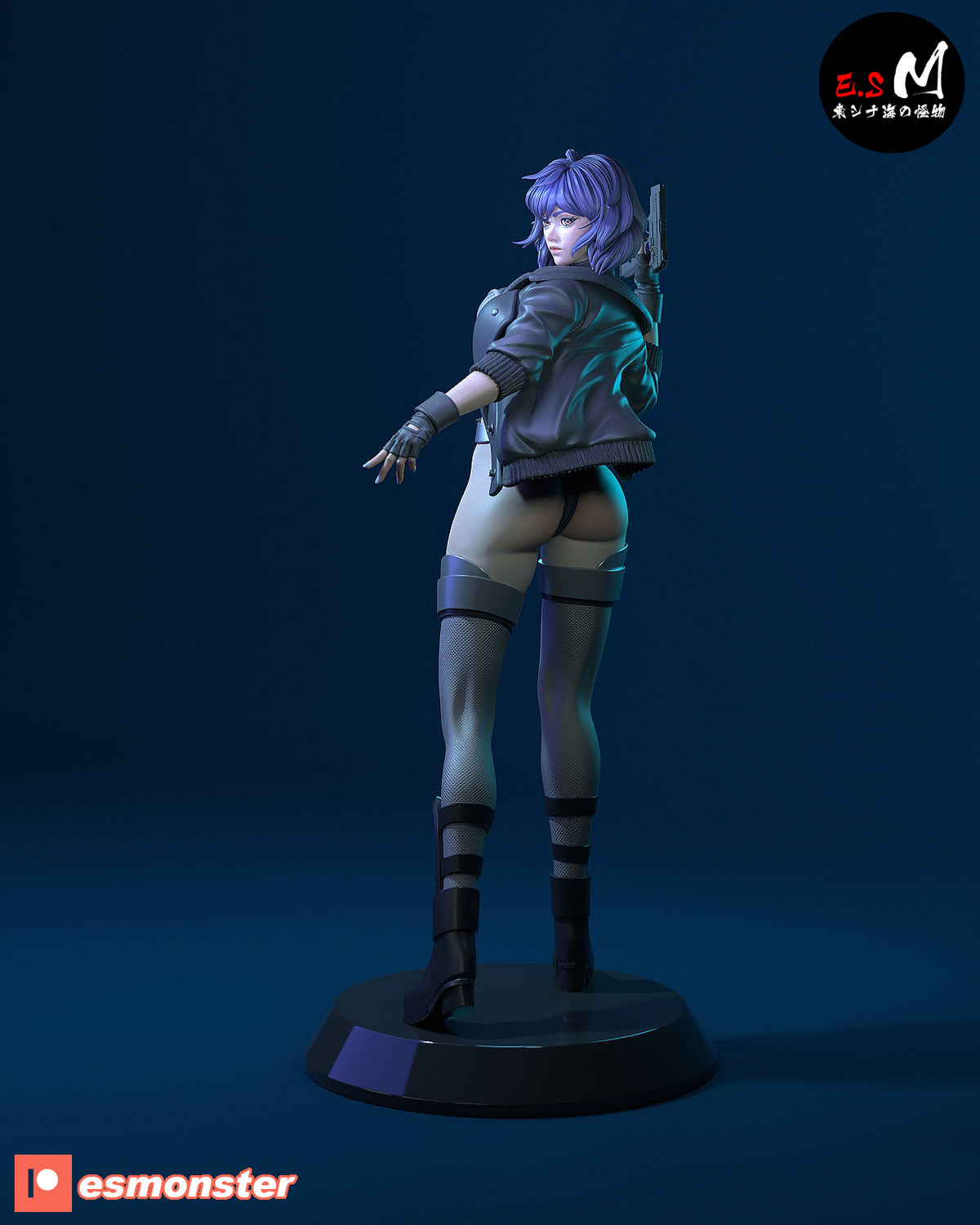 Motoko Style Ghost in the Shell Combat Resin Garage Kit (1/6-1/12)