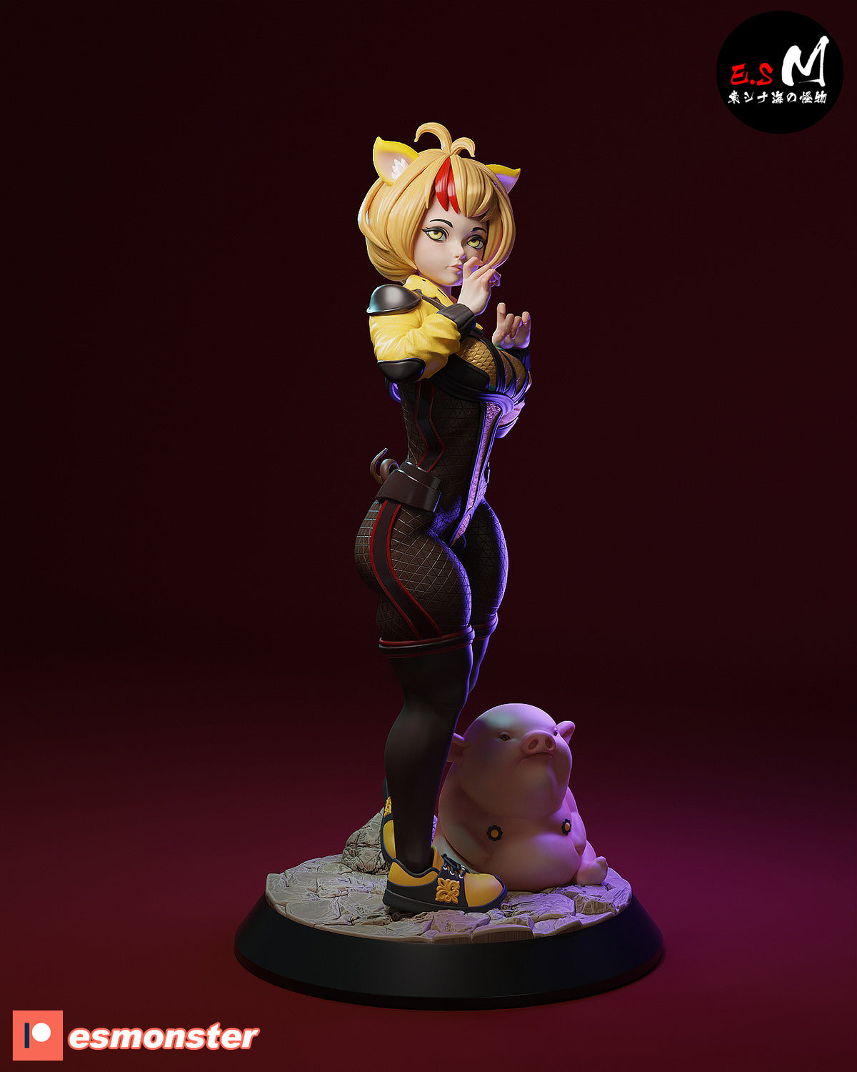 Pig Demon Streetwear Journey West Unpainted Resin Garage Model Kit (1/6-1/12)