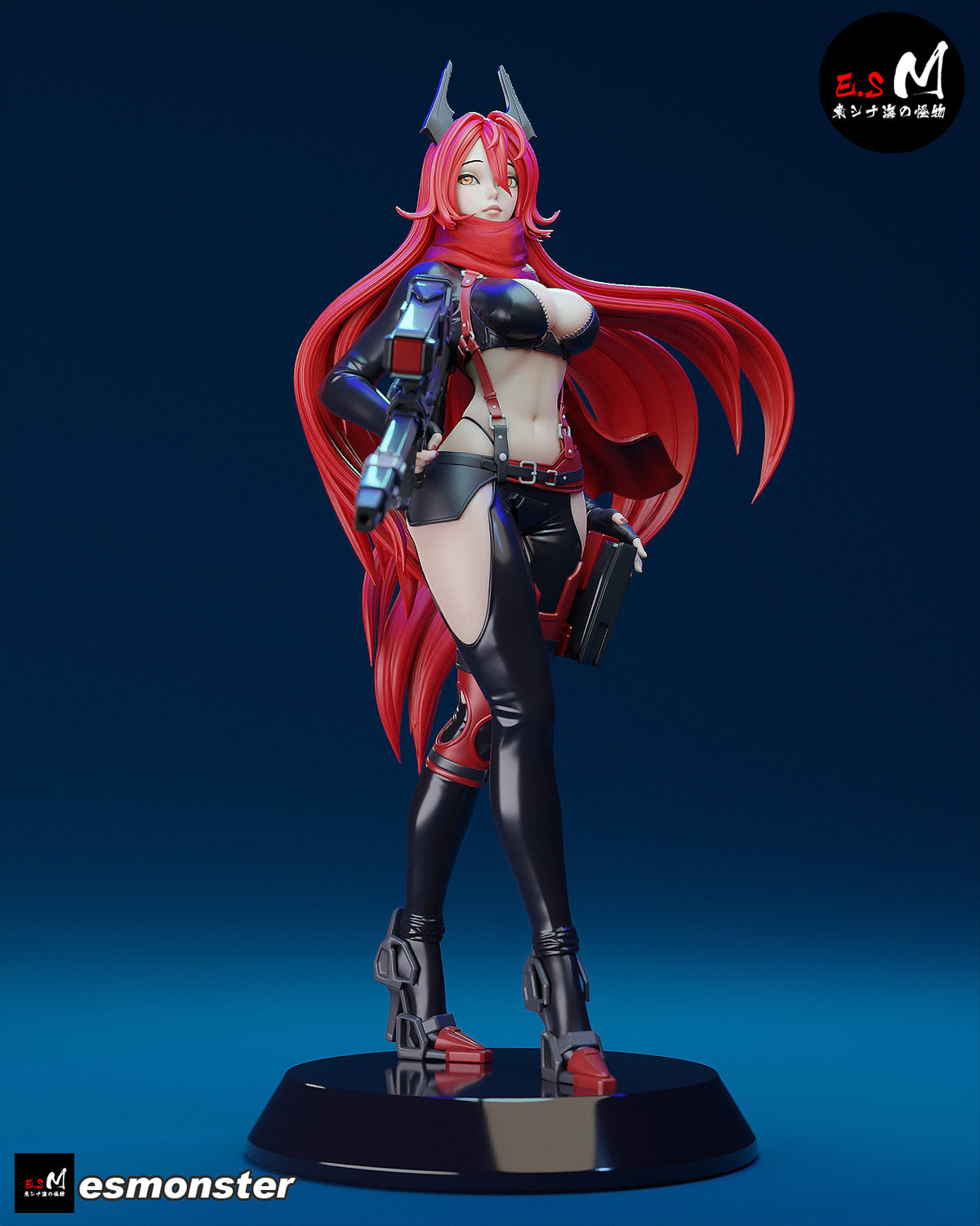 Red Hood Style NIKKE Unpainted Resin Garage Model Kit (1/6-1/12)