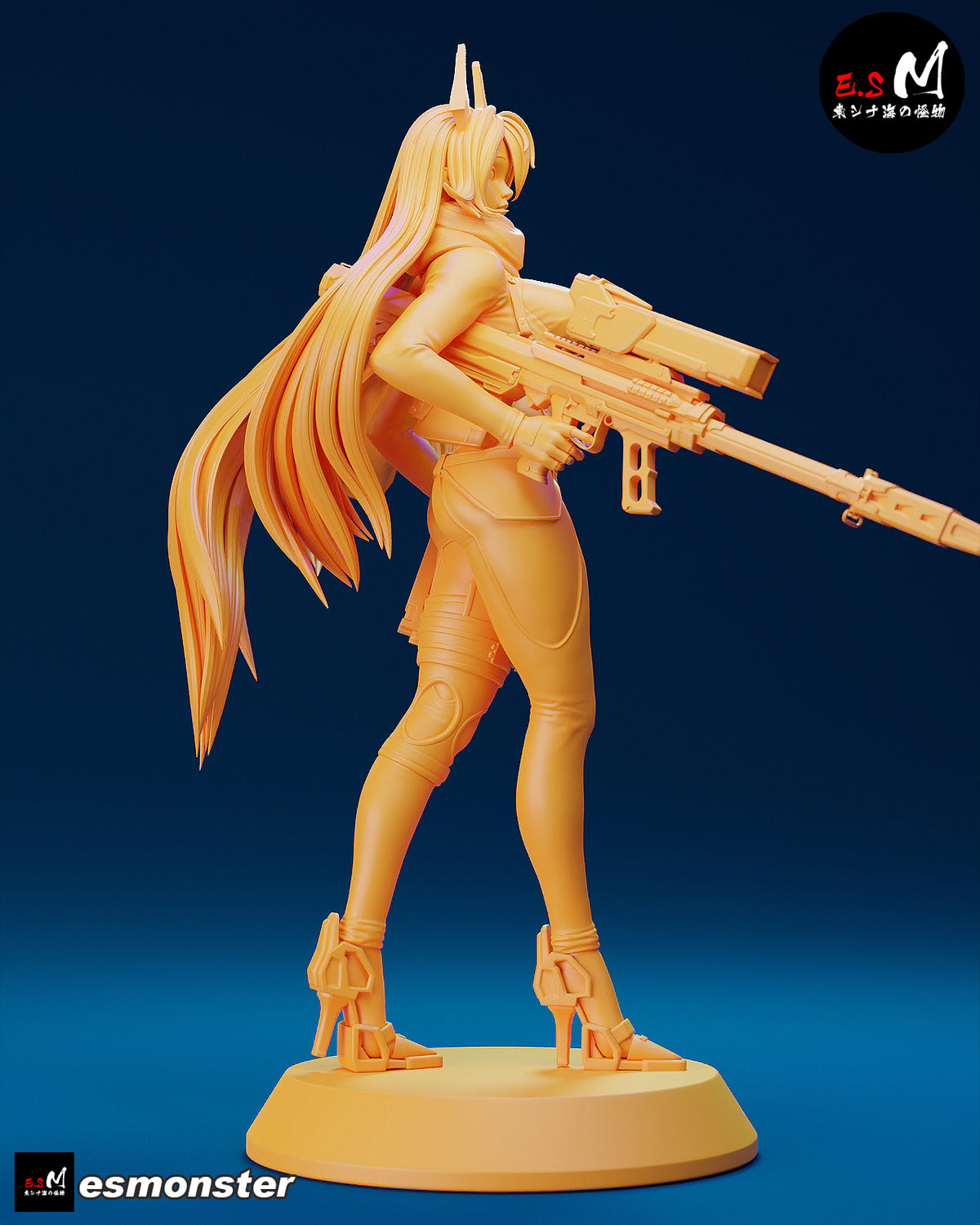 Red Hood Style NIKKE Unpainted Resin Garage Model Kit (1/6-1/12)