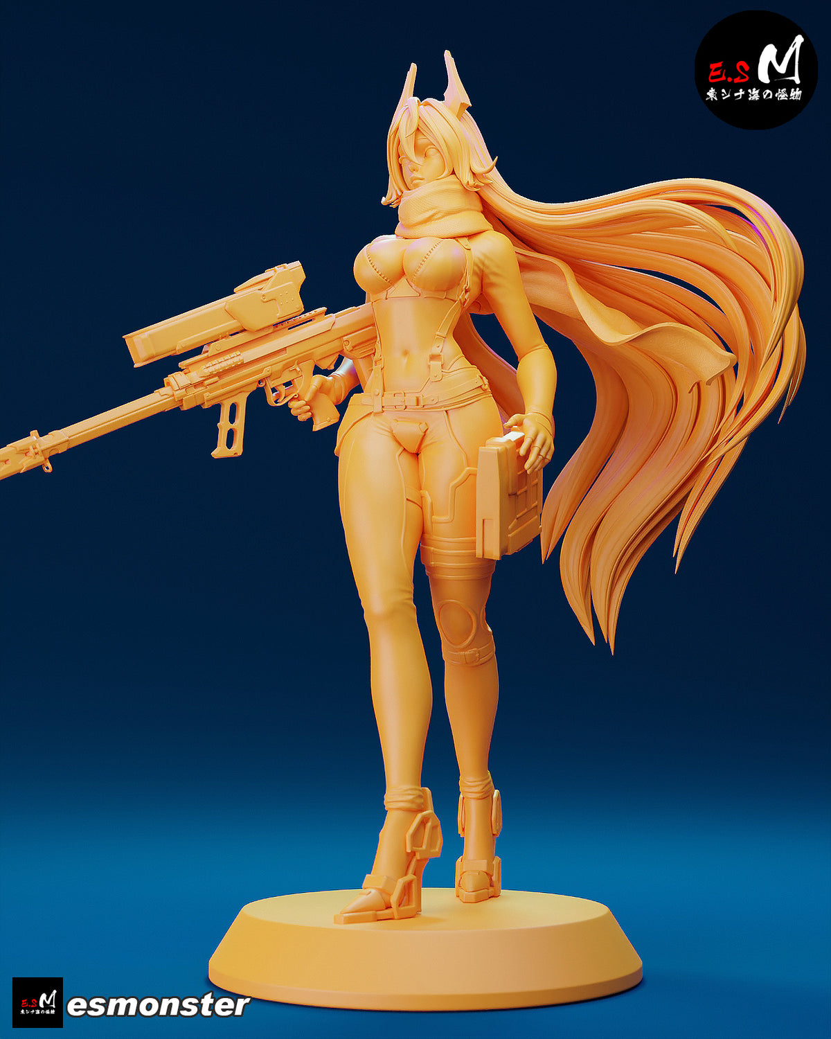 Red Hood Style NIKKE Unpainted Resin Garage Model Kit (1/6-1/12)