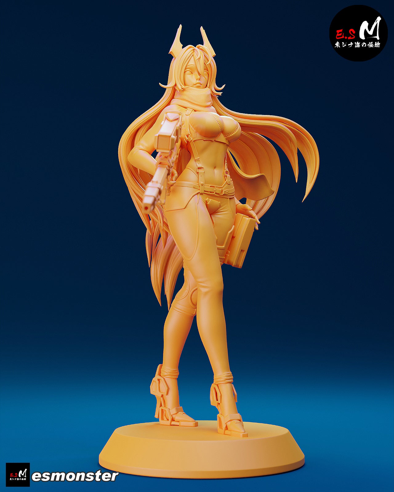 Red Hood Style NIKKE Unpainted Resin Garage Model Kit (1/6-1/12)