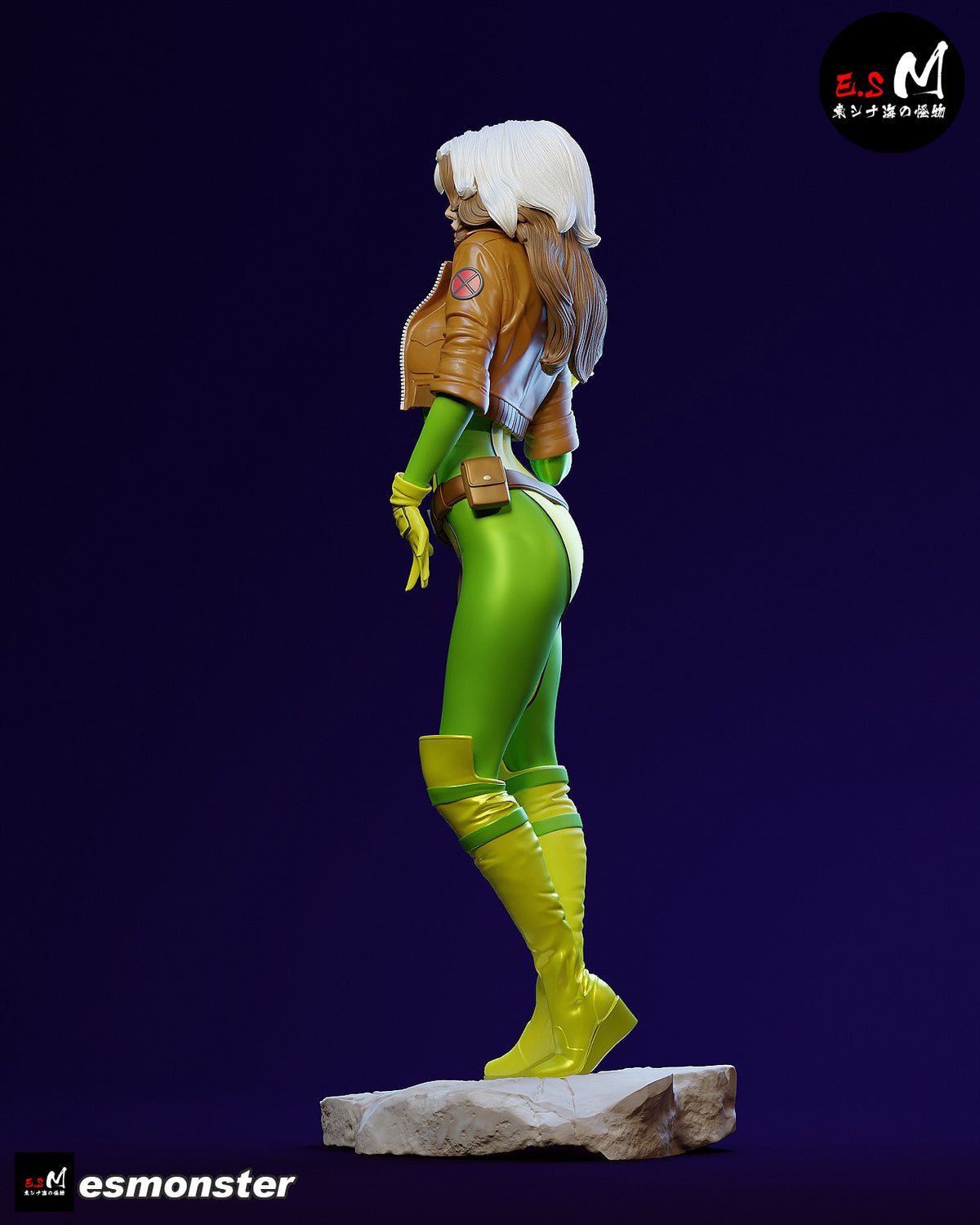 Rogue Casual Style X-Men Unpainted Resin Garage Model Kit (1/6-1/12)