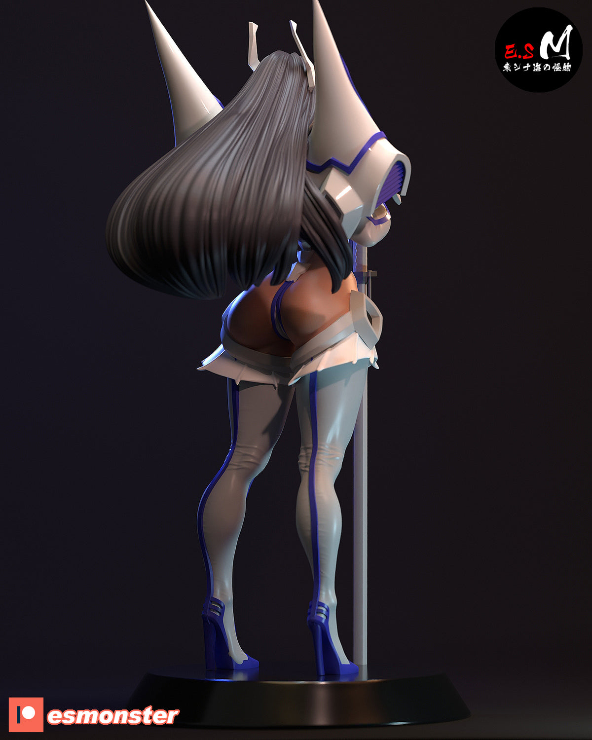 Satsuki Kiryuin Style Kill la Kill Anime Unpainted Resin Garage Kit (1/6-1/12)