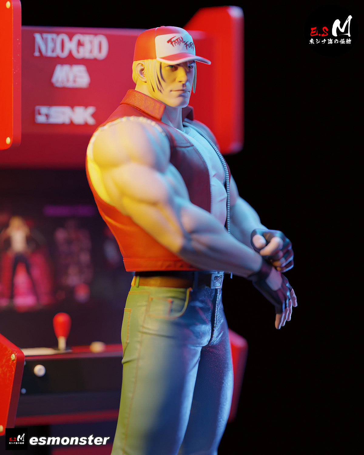 Terry Bogard Style Fatal Fury Unpainted Resin Garage Model Kit (1/6-1/12)