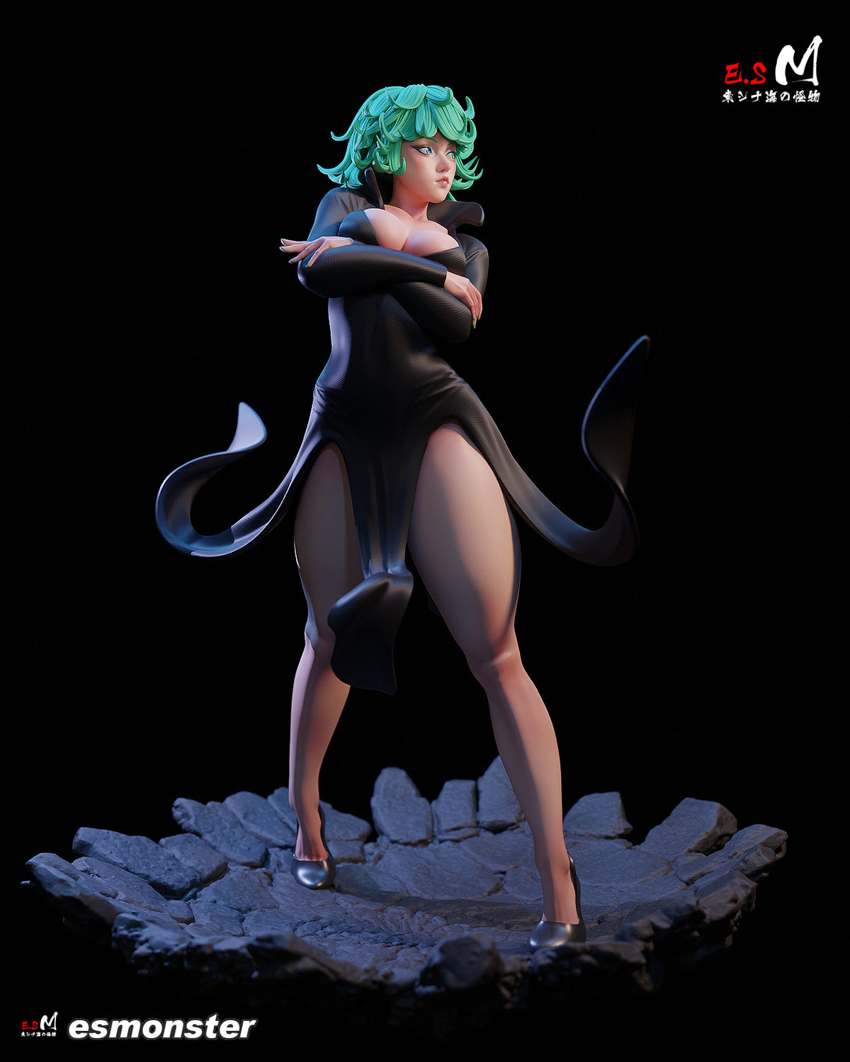 Tatsumaki Style One Punch Man Unpainted Resin Garage Kit (1/6-1/12)