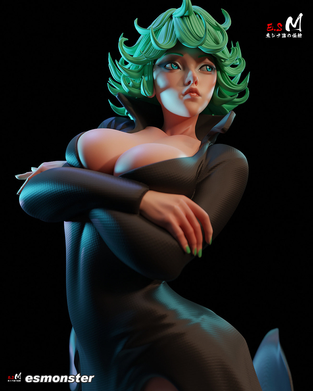Tatsumaki Style One Punch Man Unpainted Resin Garage Kit (1/6-1/12)
