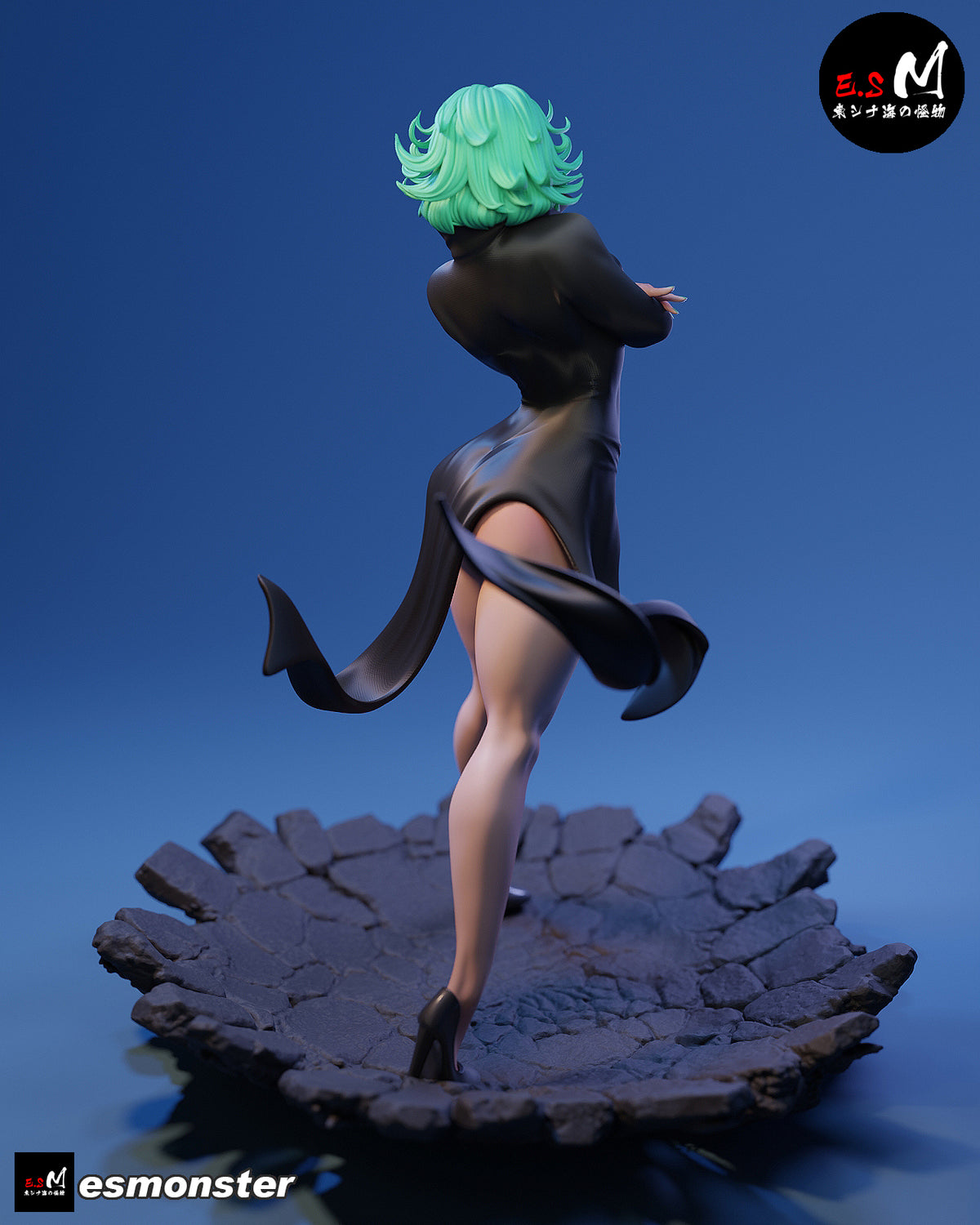 Tatsumaki Style One Punch Man Unpainted Resin Garage Kit (1/6-1/12)
