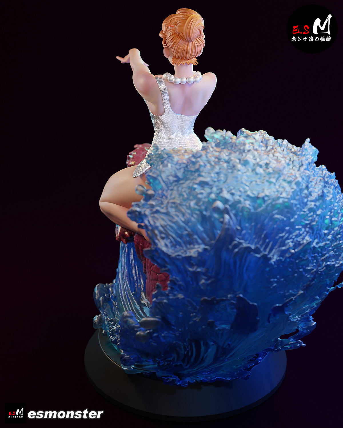 Wilma Sea Monster Style Flintstones Resin Garage Kit (1/6-1/12)