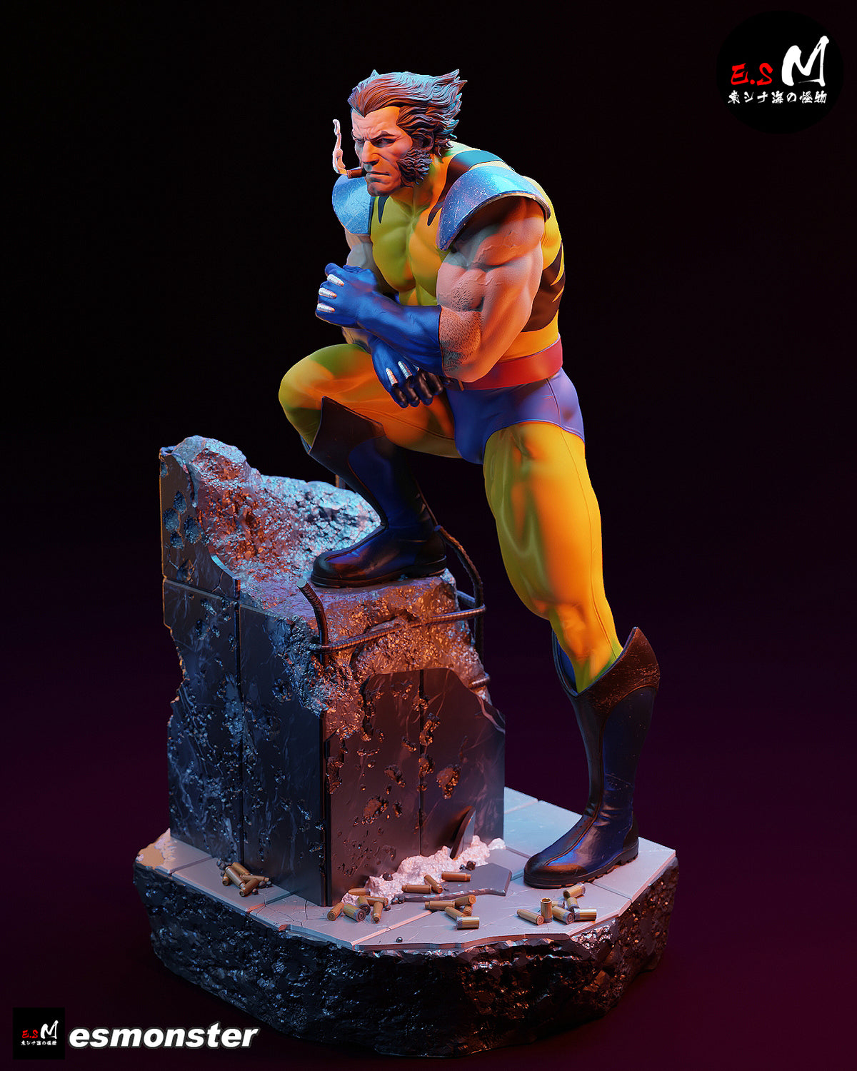Wolverine Heroic Style X-Men Unpainted Resin Garage Model Kit (1/6-1/12)