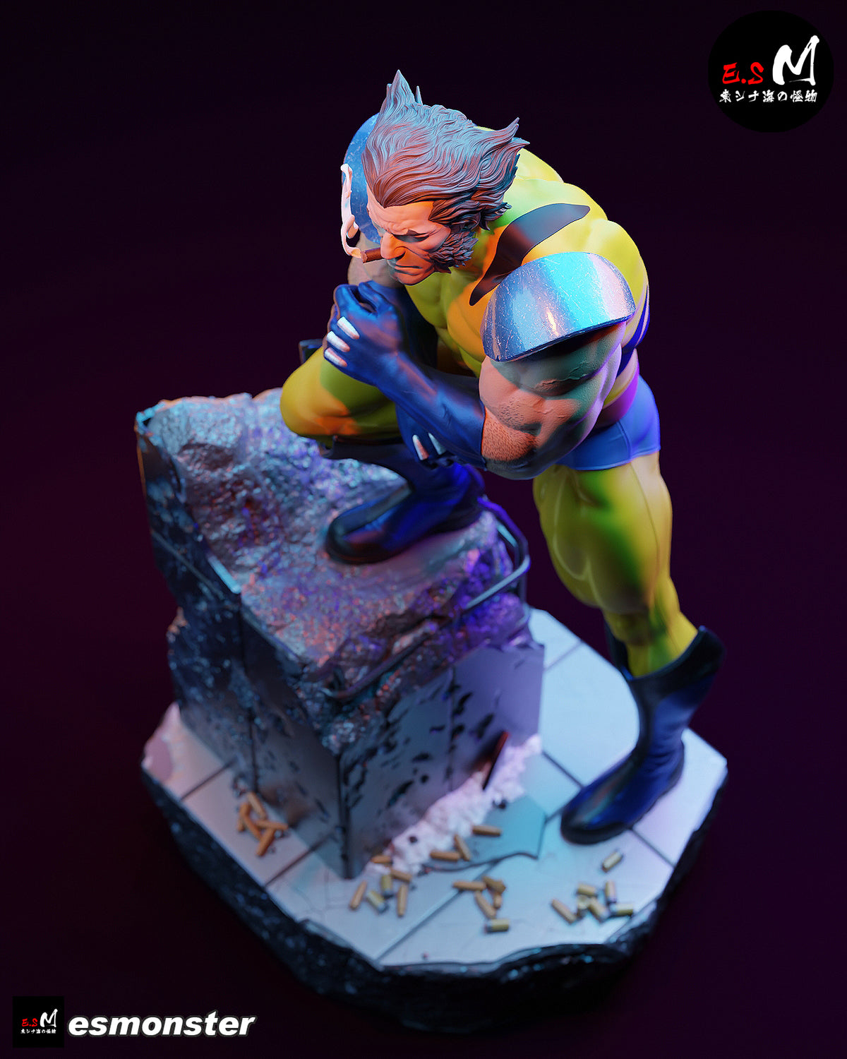 Wolverine Heroic Style X-Men Unpainted Resin Garage Model Kit (1/6-1/12)