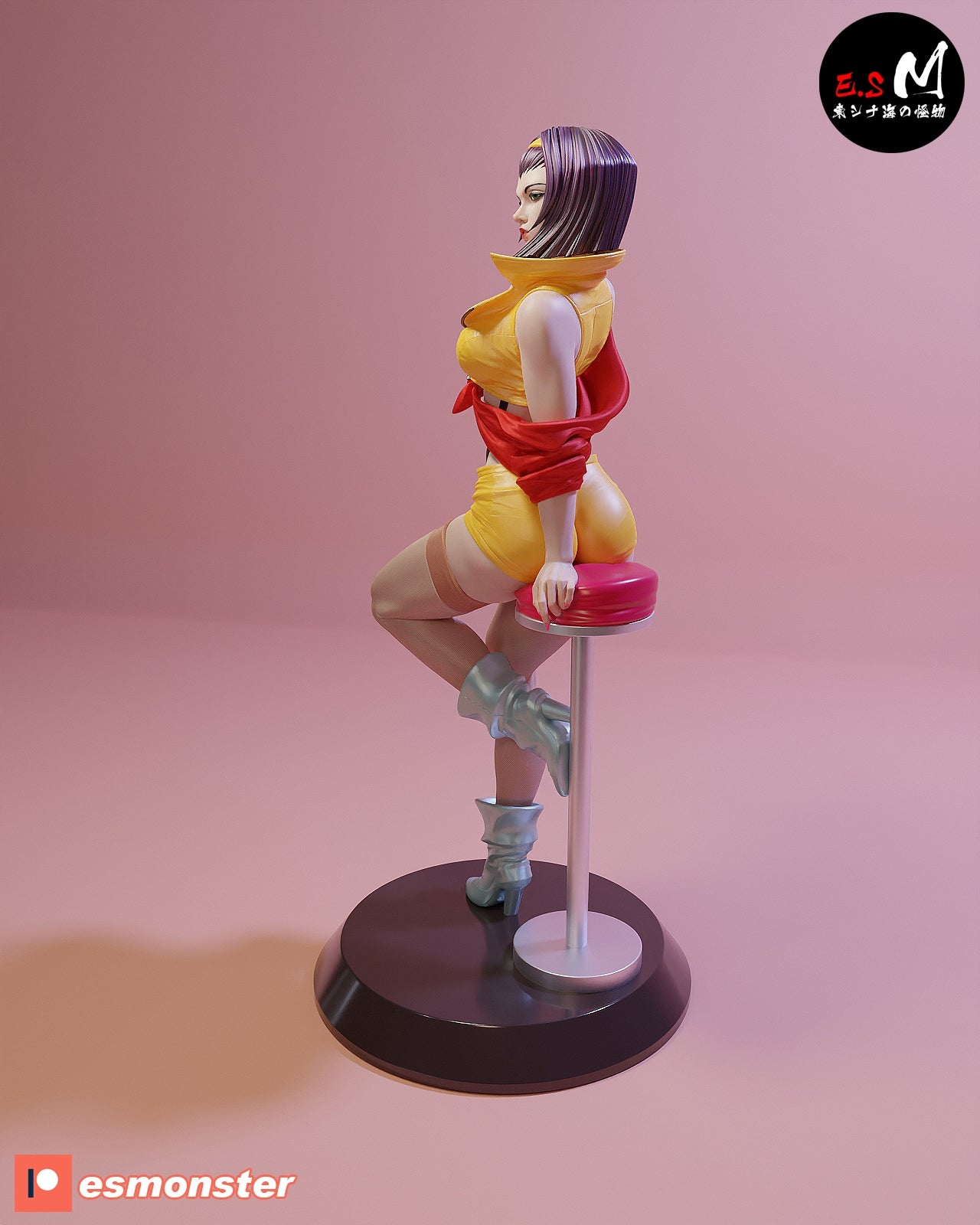 Faye Valentine Style Cowboy Bebop Anime Unpainted Resin Garage Kit (1/6-1/12)