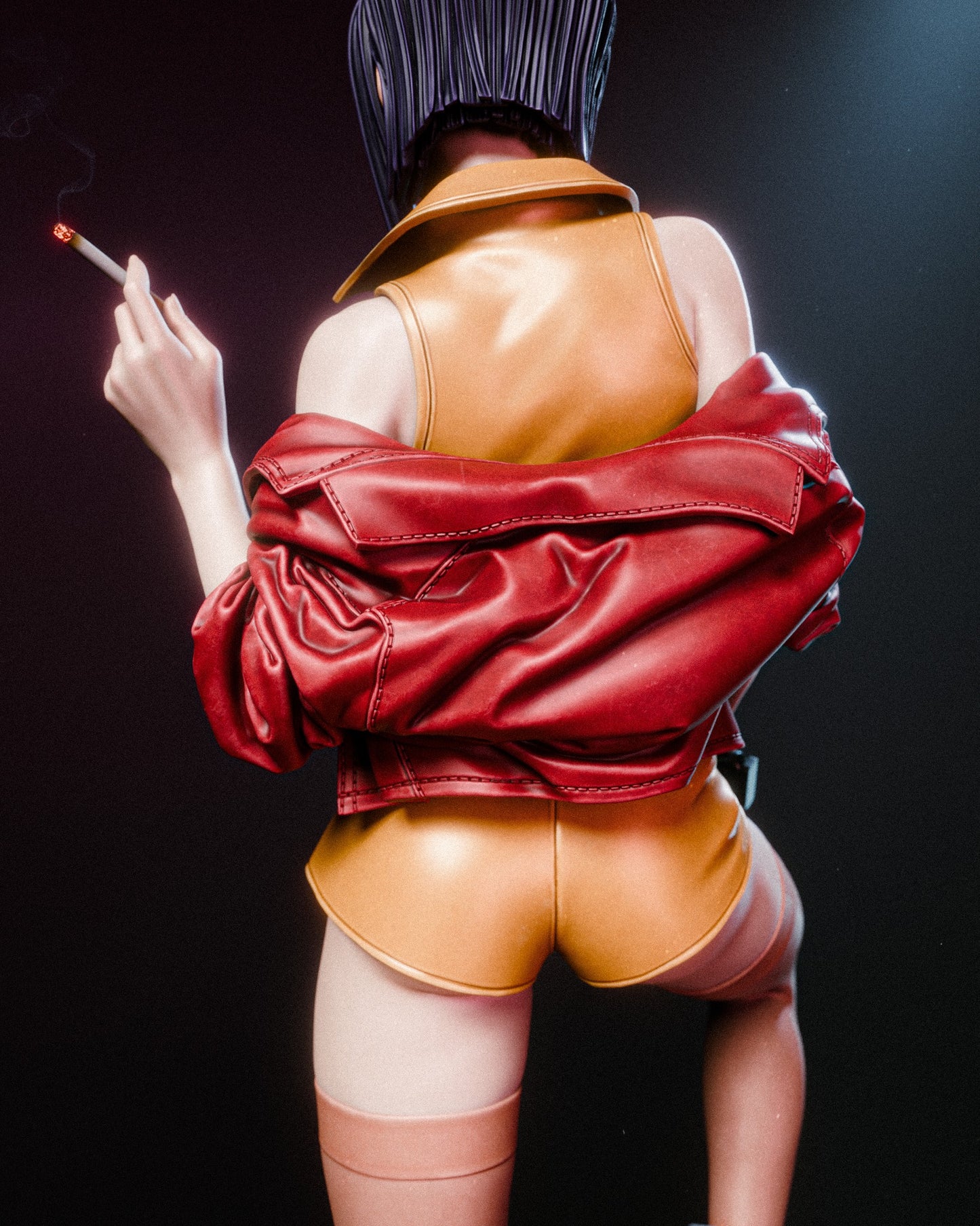 Faye Valentine figure kit - Unpainted 3D printed resin model kit