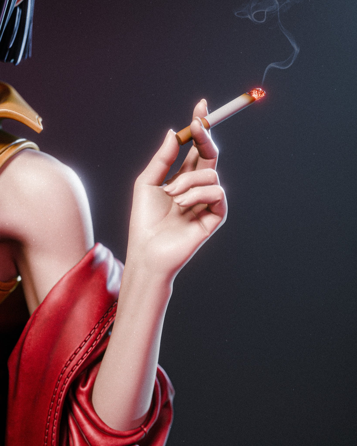 Faye Valentine Style Cowboy Bebop Unpainted Resin Garage Model Kit (1/6-1/12)