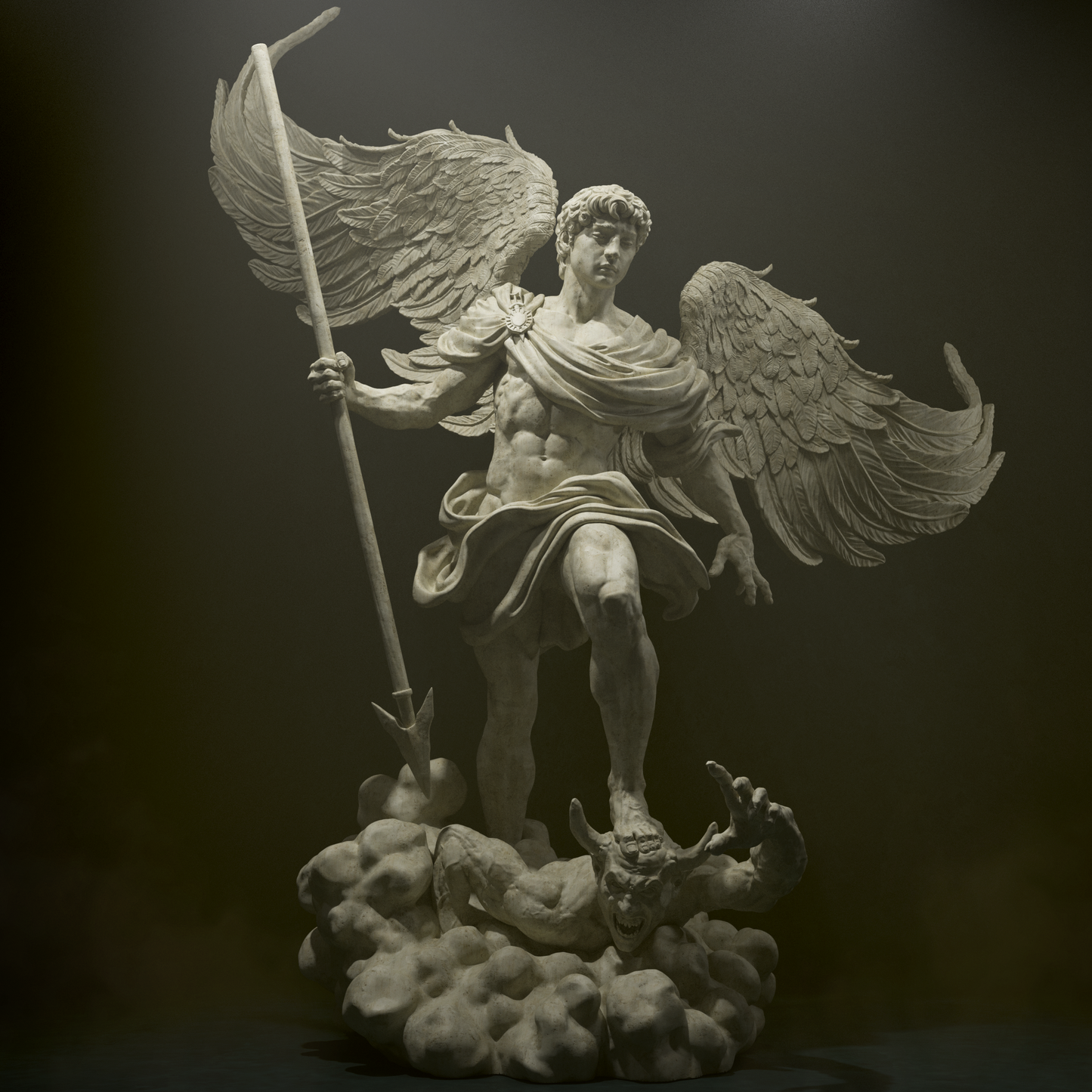 Archangel Michael resin kit – Unpainted 3D Printed Model kit