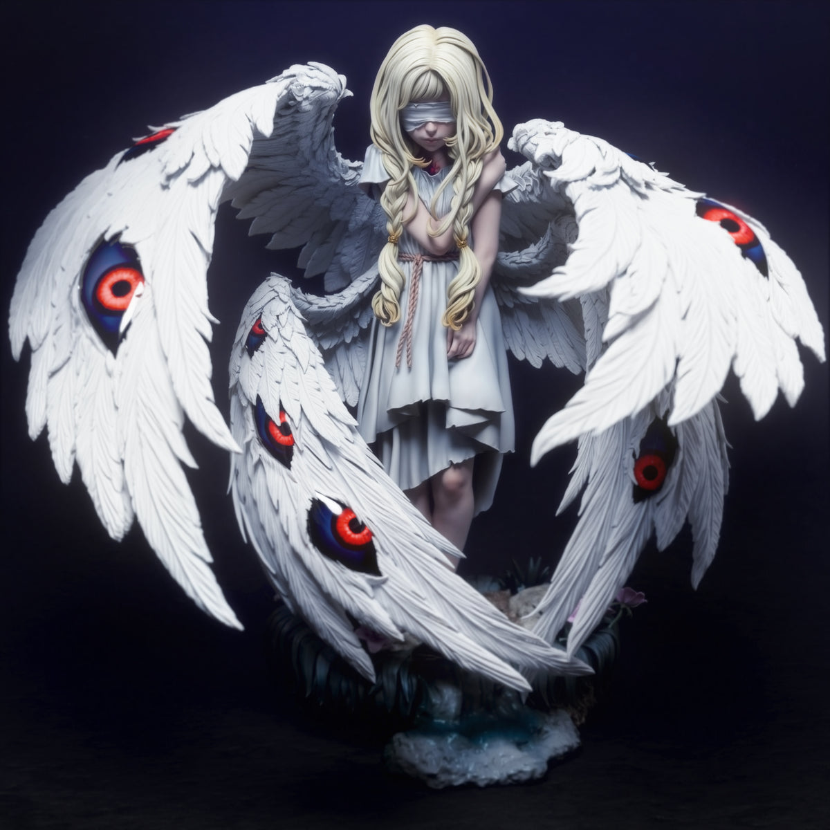 Seraphim Style Divine Angel Fantasy Unpainted Resin Garage Model Kit (1/6-1/12)