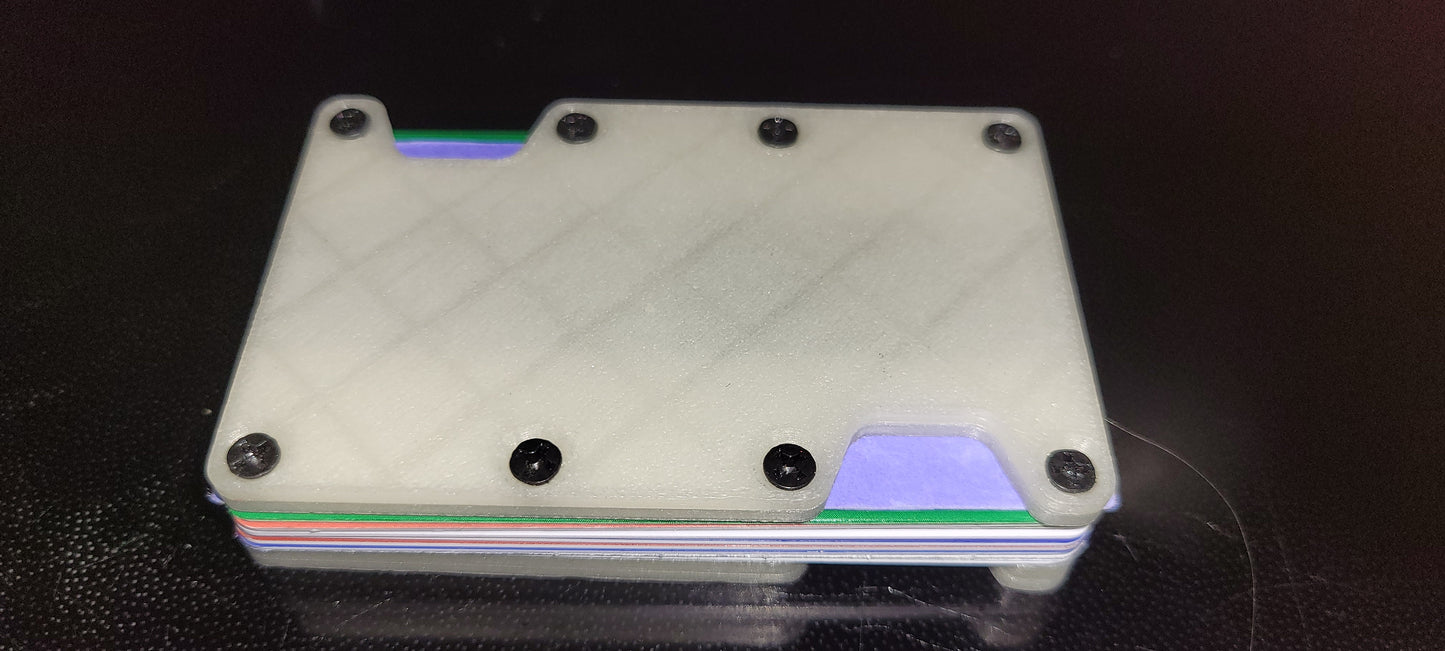 Custom 3D Printed Wallet – Modern Slim Minimalist Wallet with Color & Design Options