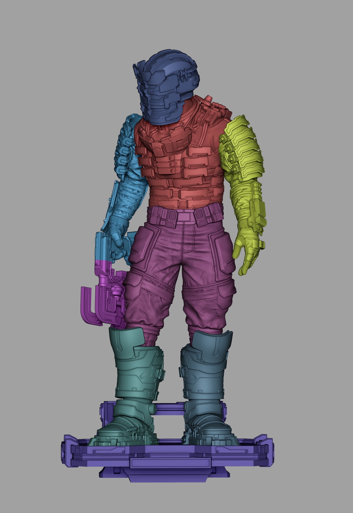 Isaac Clarke style resin kit – Unpainted 3D Printed Model kit