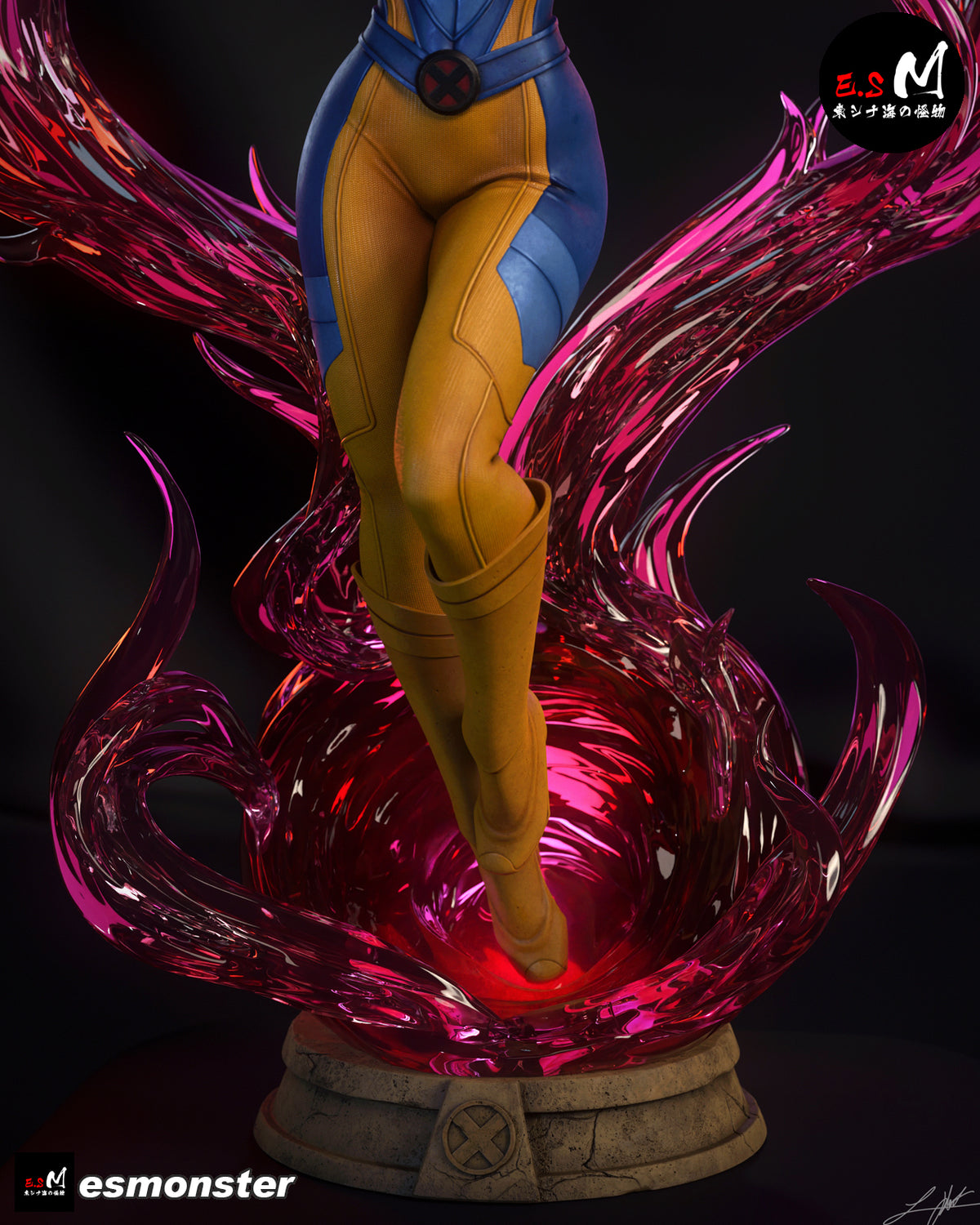 Magic Aura Jean Grey Style X-Men Unpainted Resin Garage Kit (1/6-1/12)