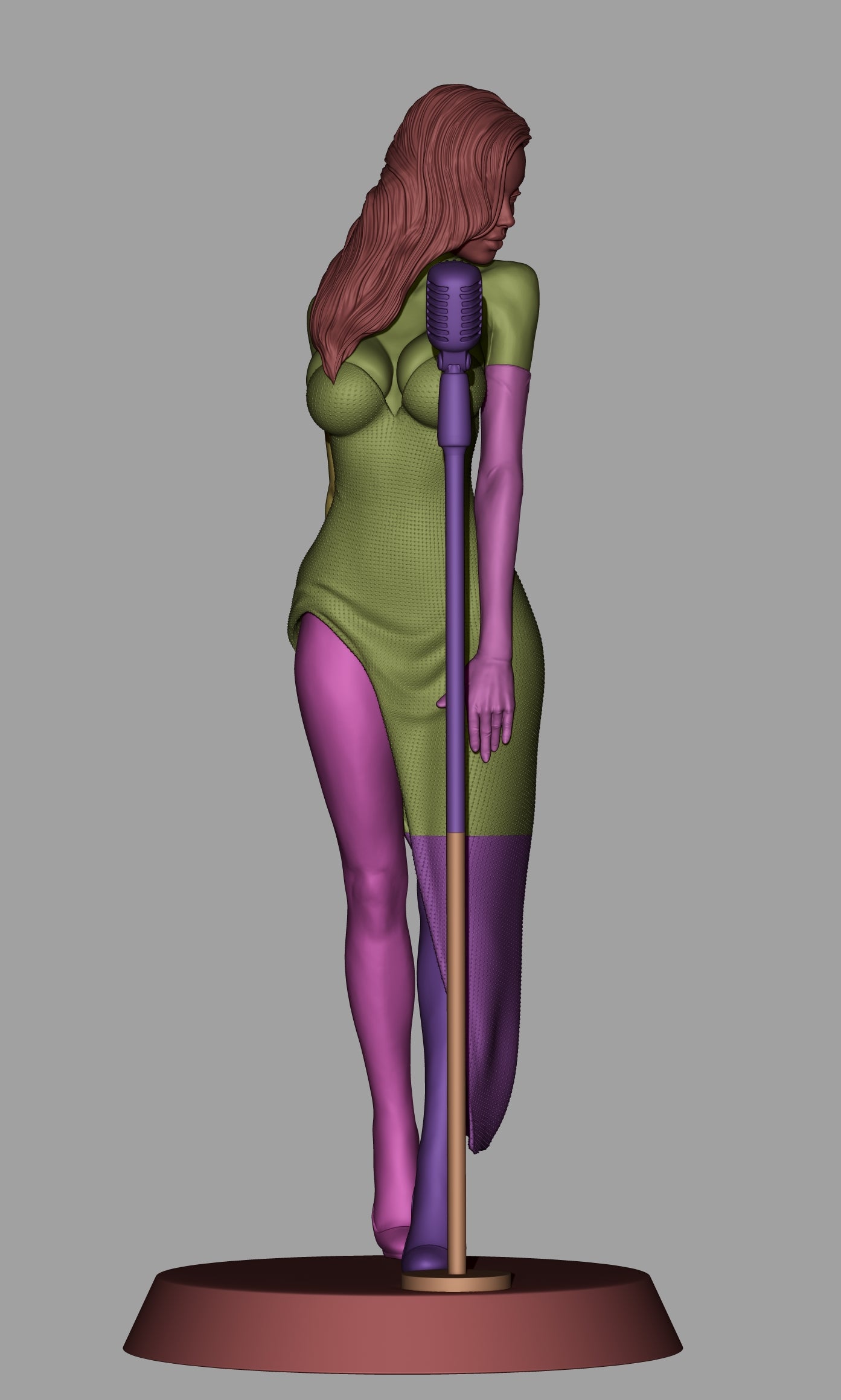 Jessica Rabbit style Sultry Songstress resin kit – Unpainted 3D Printed Model kit