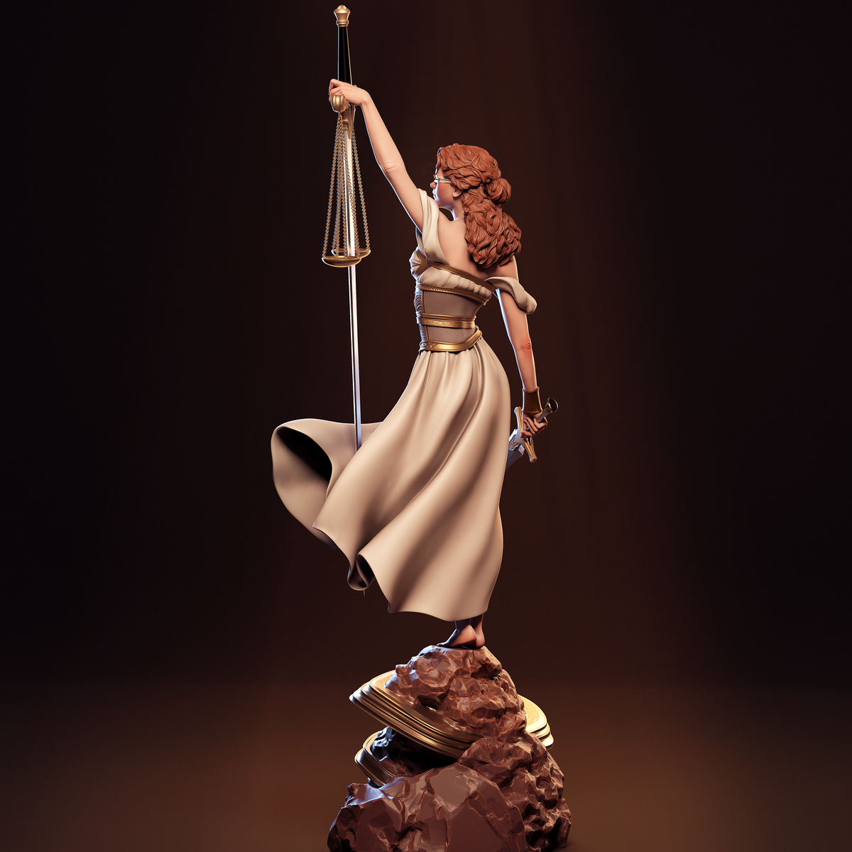 Justice OC Style Original Character Unpainted Resin Garage Model Kit (1/6-1/12)